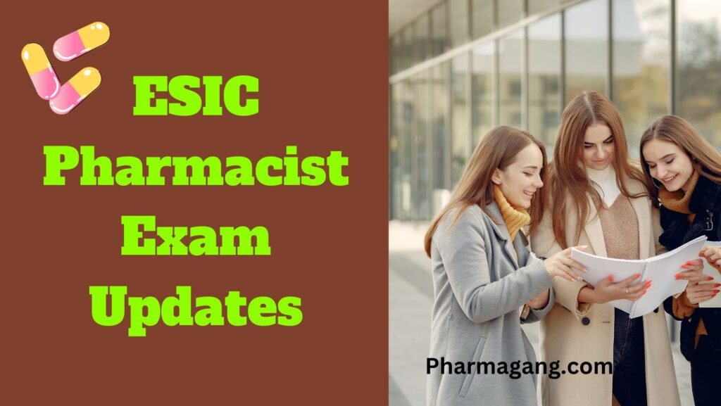 ESIC Pharmacist Exam Date and Result